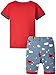 Little Blue House By Hatley Boys' Short P.J. Set - Farmer Jack Field Of Dreams