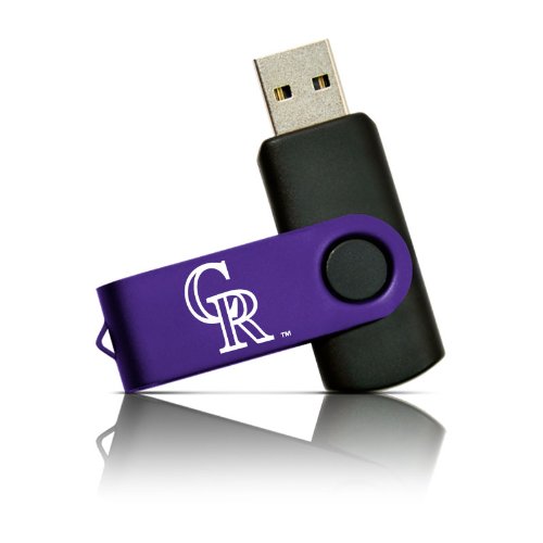 MLB Colorado Rockies Swivel Flash Drive