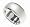 Sterling Silver White Satin Ring