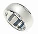 Jewelry : Sterling Silver White Satin Ring