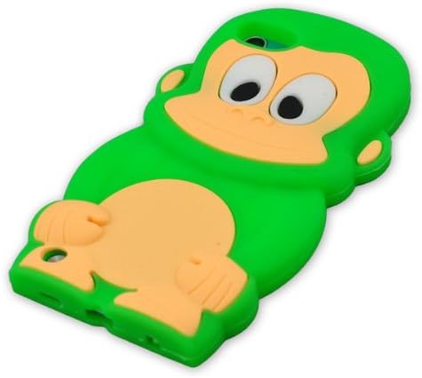 Angelseller XKM New Cute 3d Monkey Soft Silicone Case For Ipod Touch 5/5g/5th (Green)