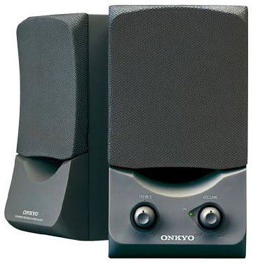 ONKYO WAVIO アンプ内蔵スピーカー 3W+3W GX-20AX(H) /グレー