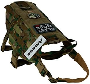 Strenco Tactical Training Dog Vest Harness (Camo, Small)