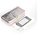 ATC Lumsing Wallet Leather Case stand with Credit ID Card slot Holder Cover Pouch For iPhone 4 4S with free screen protector- Light Blue+Coffee+Beige