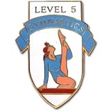 Women's Level 5 Gymnastics Pin.
