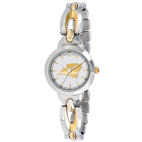 Game Time GTW-NFL-ELE-CAR Carolina Panthers NFL Ladies Elegance Series Watch