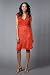 Red Floral Print Ruffle Dresses by ULF Andersson Image