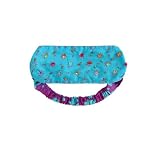 Girls Sequined Headband Bandana In Purple And Turquoise