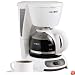 Mr. Coffee TF4 4-Cup Switch Coffeemaker, White