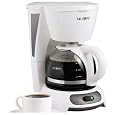 Mr. Coffee TF4 4-Cup Switch Coffeemaker, White