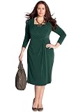 IGIGI by Yuliya Raquel Plus Size Vanessa Dress in Evergreen 18/20