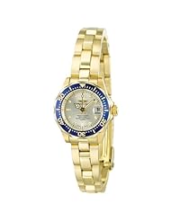 Invicta Womens 4610 Pro Diver Collection 18k Gold-Plated Watch