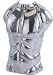 Large Aluminum Male Torso Sculpture
