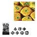 Chessex 25312 - Würfelset gesprenkelt Lotus, 7 verschiedene Würfel