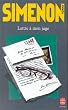 Lettre � mon juge