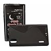 sumo:mobile Rubber Case Wave f�r LG P940 Prada 3.0 in schwarz