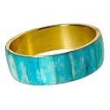 Turquoise Blue Lark Bangle Bracelet