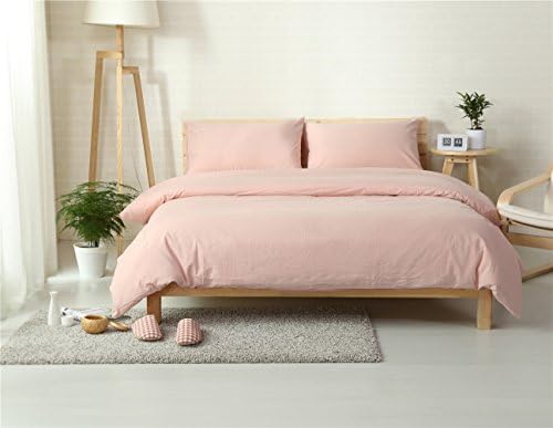 Lisa Choice Bed Set Teen Bedding Modern Teal Print Girls Bedspeads Update Home (1.8MBed cover, pure pink)