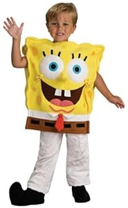 Spongebob Deluxe Toddler Costume Clothes Size 2-4