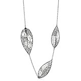 Nervous System Perlin Black-Plated Necklace