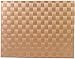 Kitchen & Housewares : Placemat - Woven Plastic - Caramel