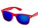 Fashion Eyewear Retro Classic Style Multi-Color Sunglasses (Orange/Green/Red)