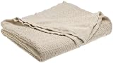 Faribault Supreme Pima Cotton Queen Blanket, Natural