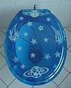 WC Deckel Toilettendeckel WC Sitz GalAxory 3D