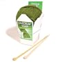Szechuan Scarf - Scarf Knitting Kit with Bamboo Knitting Needles and Instructions: Green Pepper