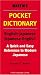 Books : Martin's Pocket Dictionary: English-Japanese Japanese-English