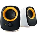 Philips - SPA2210/10 - Enceintes multim�dia 2.0 pour PC portables - Noir / Jaune