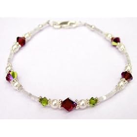 October Birthstone: Rose (Pink Opal or Pink Tourmaline) Swarovski Crystal... by GemstoneGifts