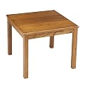 5100 Series Wood Corner Table- Medium Oak