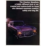 1968 CHECKER MARATHON Sales Brochure Literature Book by Checker