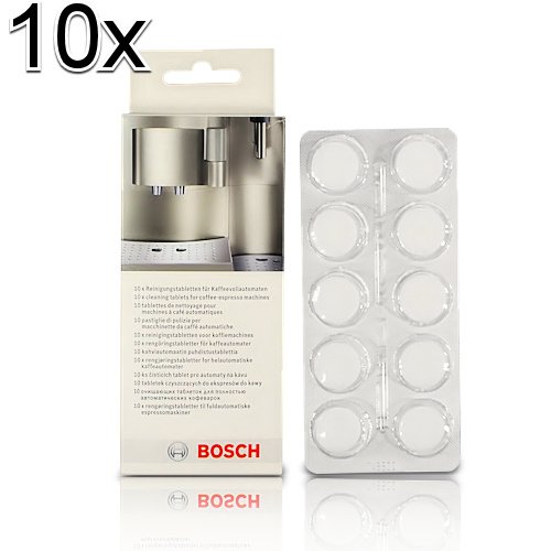 10x Bosch TCZ6001 Reinigungstabletten für Kaffee 