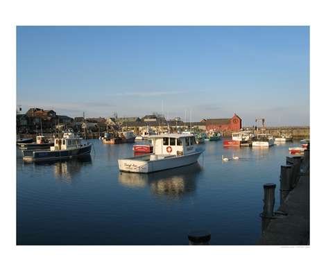 Rockport Harbor at Sunset
