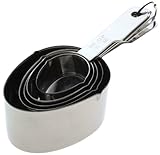 IMAGE OF Norpro Stainless Steel 5 Piece Measuring Cup Set