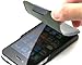 Jntworld (The Thinnest Leather Case in The World) 1mm Edge Thickness Aluminium Coated Pu Leather Case Cover for Apple iPhone 4 4g 4s Black