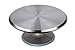 Ateco 615 Revolving Cake Decorating Stand Aluminum Turntable and Base, 12-Inch Round