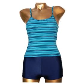 Tankini Swimwear Ocean Blues Sizes 10 - 24