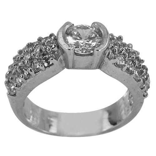 Modern Diamond Engagement Ring – 7