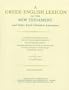 A Greek-English Lexicon of the New Testament and Other Early Christian Literature, Second Edition
