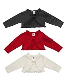 Carter's Baby Girls Shrug black Newborn Image