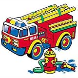 Fire Truck & Hydrant Youth Sweatshirt