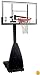 Spalding Portable Basketball System with 54-inch Aluminum Framed Glass Backboard