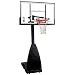 Spalding Portable Basketball System - 54" Aluminum Trim Glass Backboard