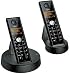iDECT C3i TWIN BLACK DECT CORDLESS ANSWER MACHINE PHONE