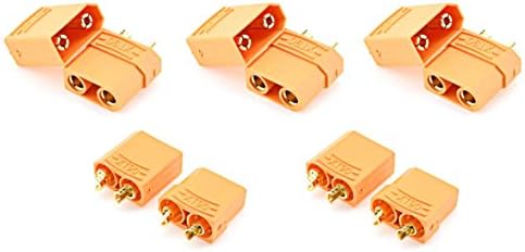 Readytofly®5 Pairs Female Male XT90 Banana Fiche Prise Balle Connector for RC plug Battery