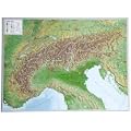 Alpen 1 : 1 200 000: Reliefkarte