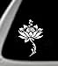 LOTUS FLOWER with STEM White 6.5